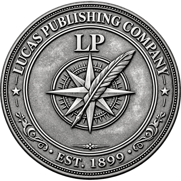 The seal of Lucas Publishing Company, Est. 1899